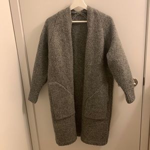 H&M long wool cardigan